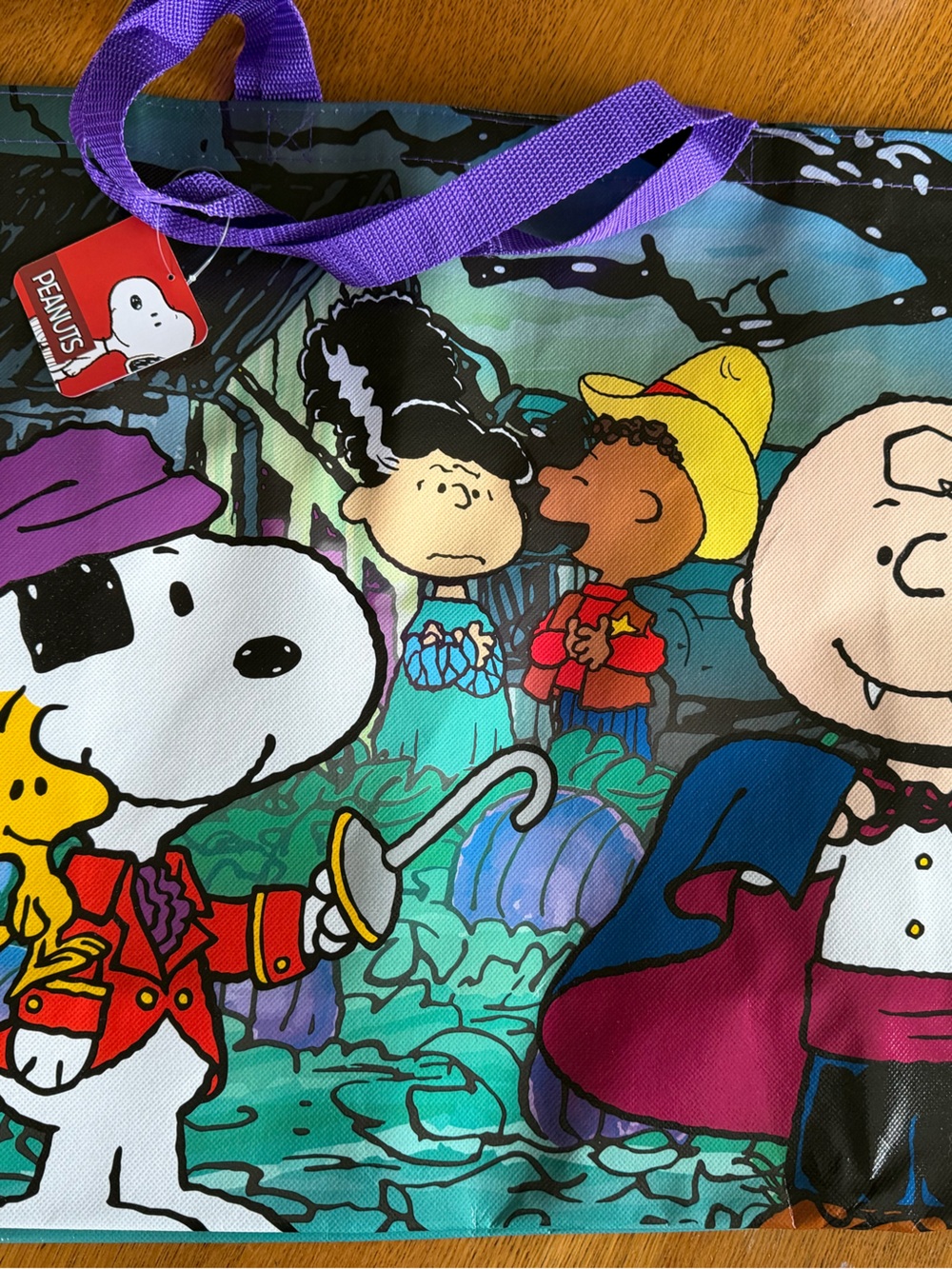 Peanuts Halloween Reusable Tote Bag – great for Trick-or-Treat